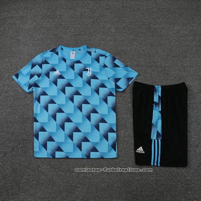 Chandal del Juventus Manga Corta 2022-2023 Azul - Pantalon Corto